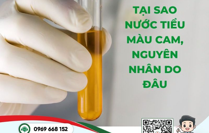 Tại sao nước tiểu màu cam, nguyên nhân do đâu